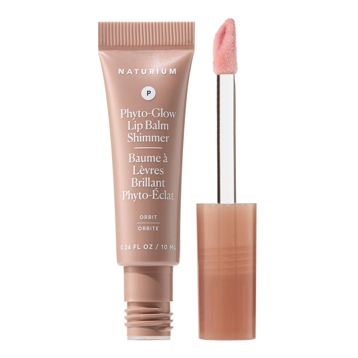 Naturium Phyto-Glow Lip Balm Shimmer 10 mL in Orbit front view