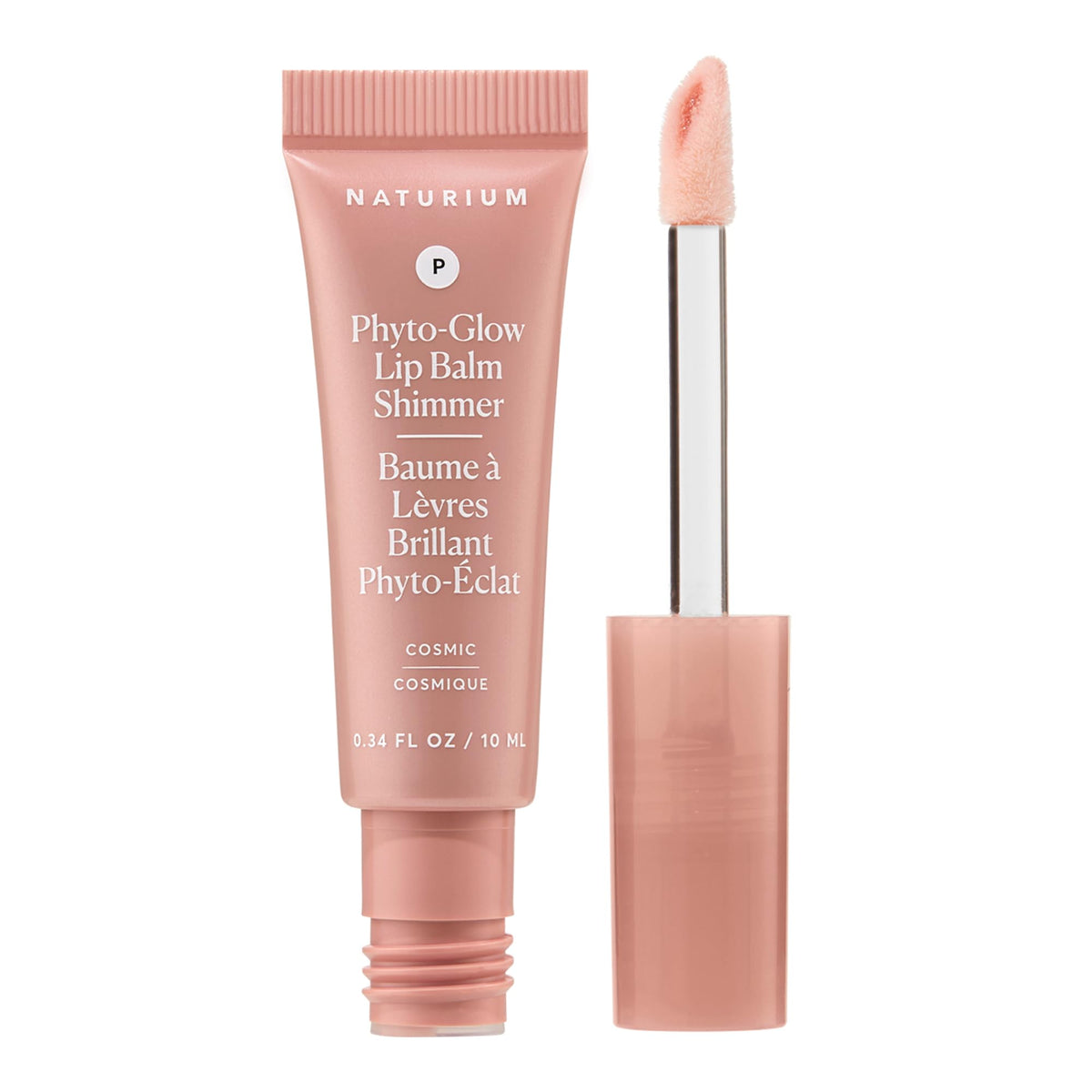 Naturium Phyto-Glow Lip Balm Shimmer Cosmic front view