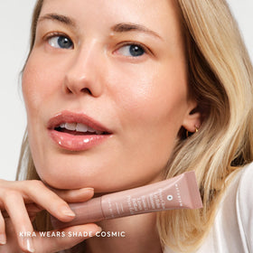 Naturium Phyto-Glow Lip Balm Shimmer Cosmic in hand