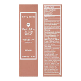 Naturium Phyto-Glow Lip Balm SPF 45 tinted gloss packaging
