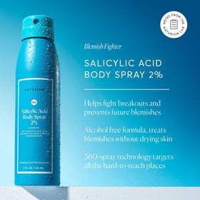 Naturium Salicylic Acid Body Spray 2% spray nozzle close-up