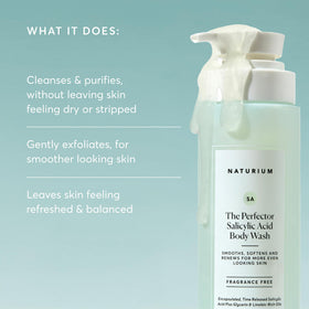 Naturium Salicylic Acid Body Wash 16.9 oz side view