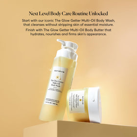 Naturium The Glow Getter Whipped Multi-Oil Body Butter application on skin