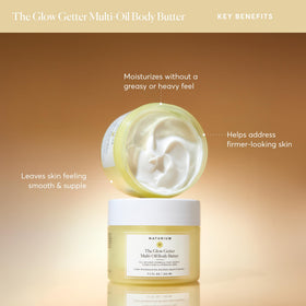 Naturium The Glow Getter Whipped Multi-Oil Body Butter packaging side view