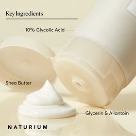Naturium The Smoother Glycolic Acid Body Lotion texture close-up