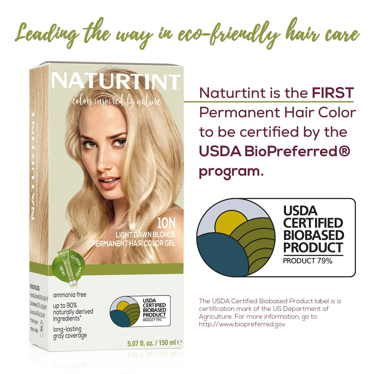 Naturtint 10N Light Dawn Blonde application process