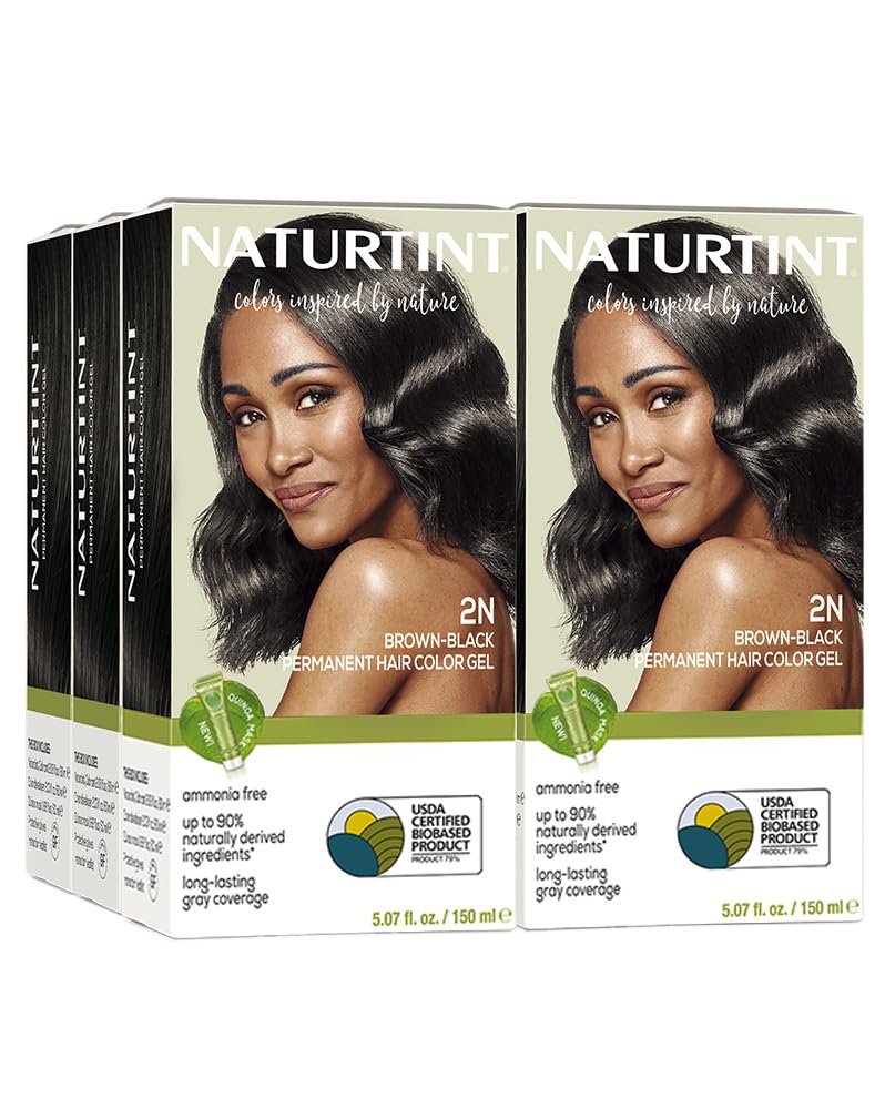 Naturtint 2N Brown Black Permanent Hair Colour front view