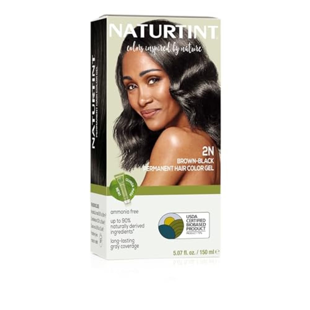 Naturtint 2N Brown Black Permanent Hair Colour front view