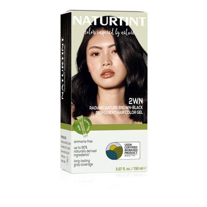 Naturtint 2WN Radiant Nature Brown Black Permanent Hair Colour packaging front view