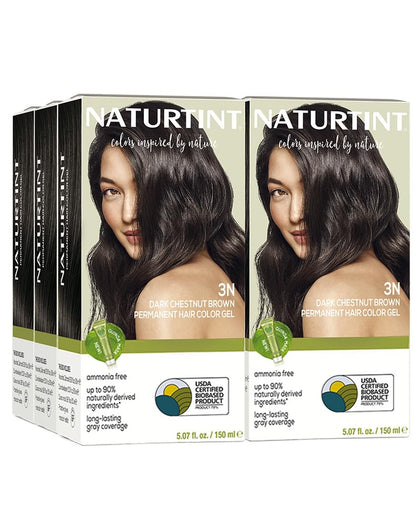 Naturtint 3N Dark Chestnut Brown Permanent Hair Colour pack front view