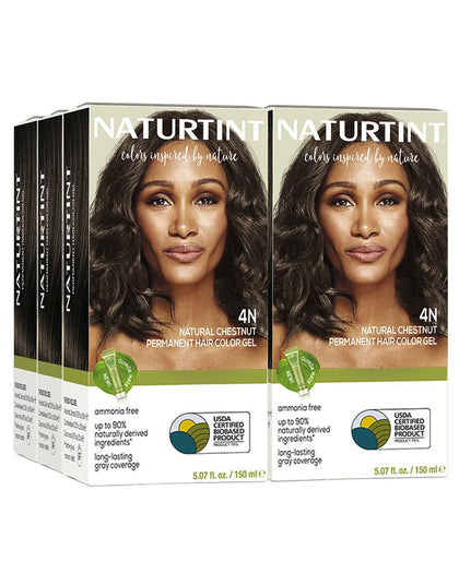 Naturtint 4N Natural Chestnut Permanent Hair Color packaging front view
