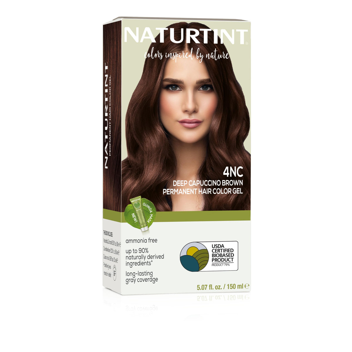 Naturtint 4NC Deep Cappuccino Permanent Hair Colour front view
