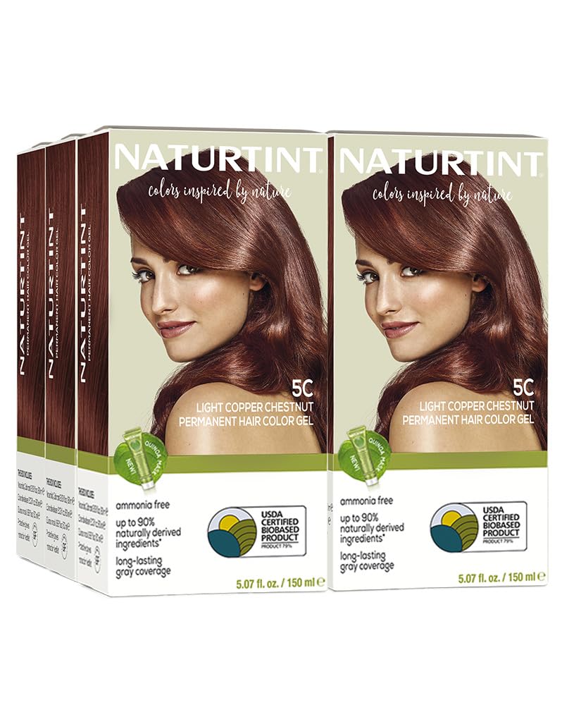 Naturtint 5C Light Copper Chestnut Permanent Hair Colour pack front view