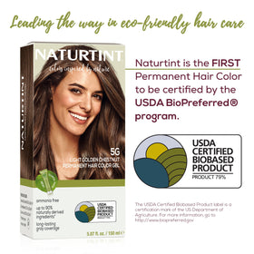 Naturtint 5G Light Golden Chestnut hair colour ingredients list