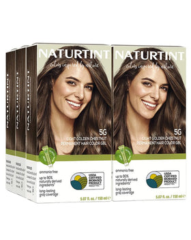 Naturtint 5G Light Golden Chestnut hair colour pack front view