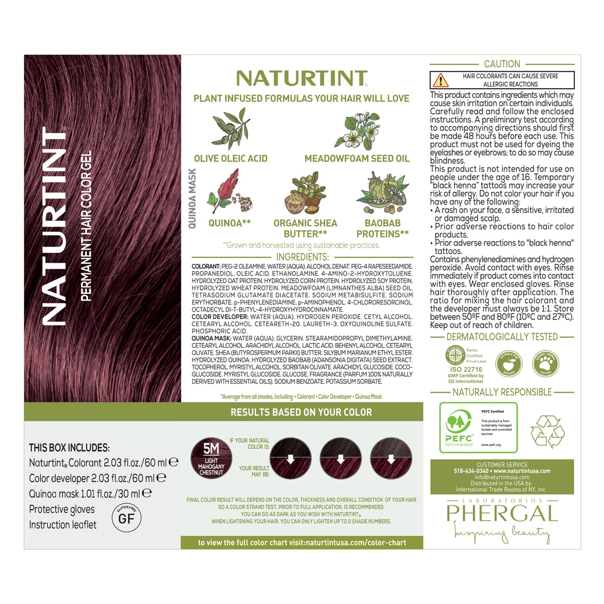 Naturtint 5M Light Mahogany Chestnut Hair Colour application process