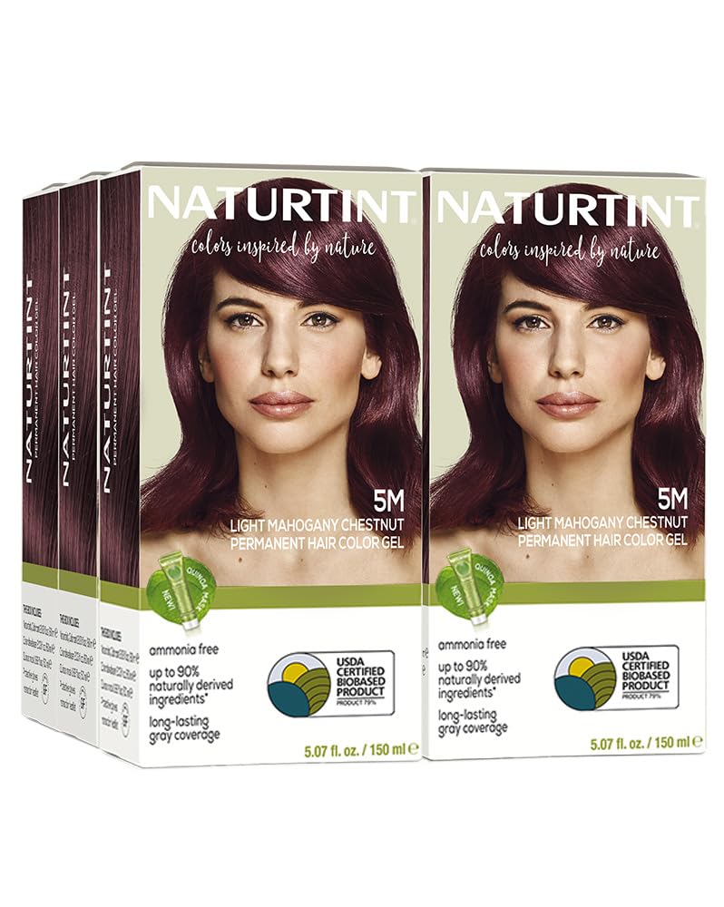Naturtint 5M Light Mahogany Chestnut Hair Colour pack front view