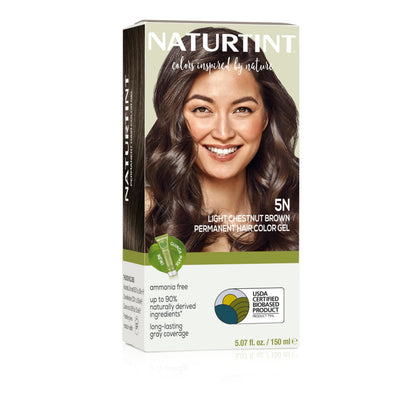Naturtint 5N Light Chestnut Brown Permanent Hair Colour front view