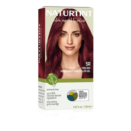 Naturtint 5R Fire Red Permanent Hair Colour front view