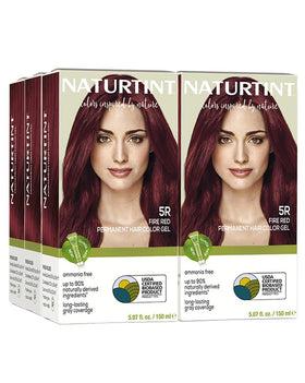 Naturtint 5R Fire Red Permanent Hair Colour pack front view