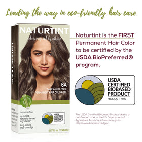 Naturtint 6A Dark Ash Blonde hair colour ingredients list