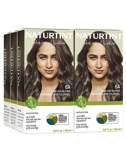 Naturtint 6A Dark Ash Blonde Hair Colour pack front view