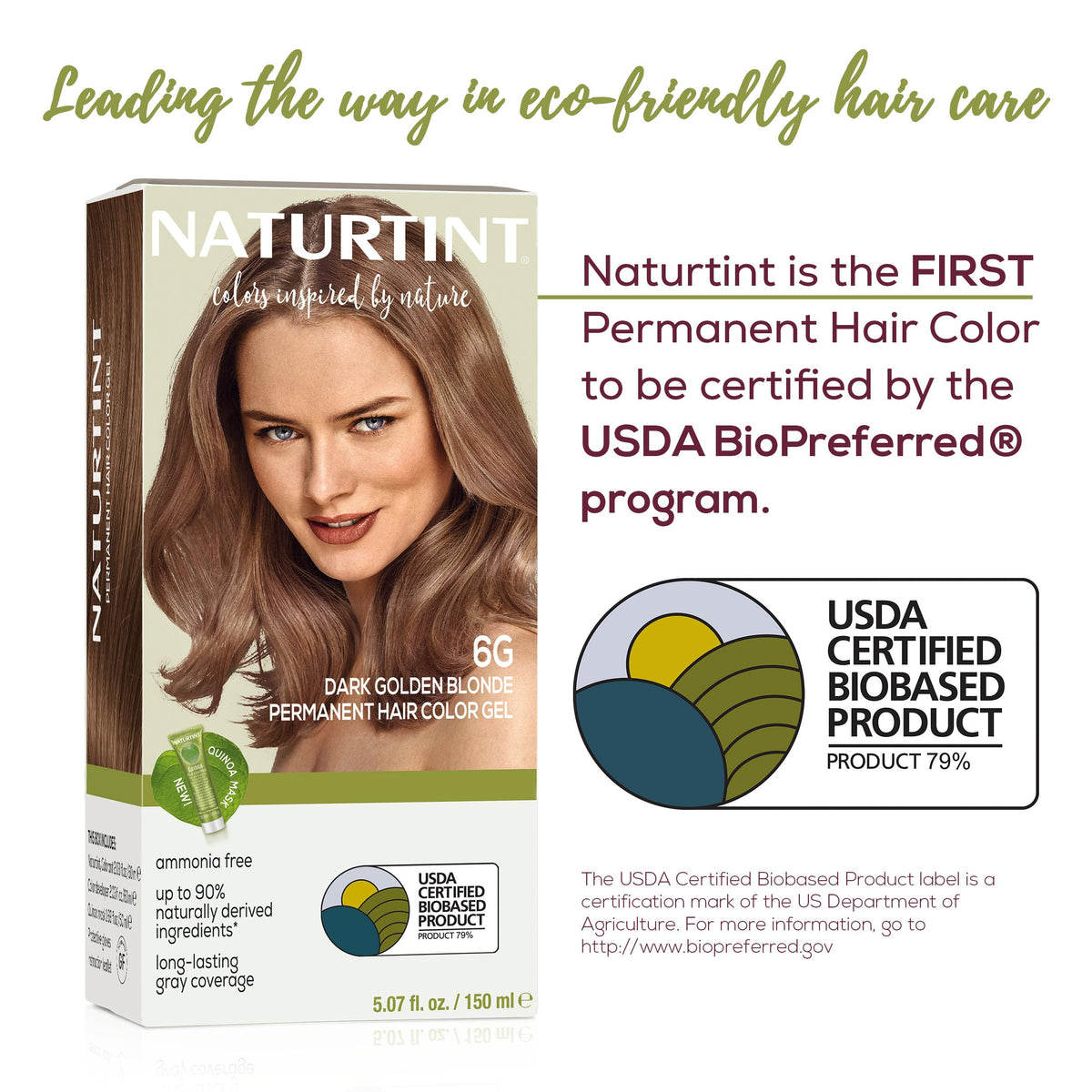 Naturtint 6G Dark Golden Blonde Hair Colour application instructions