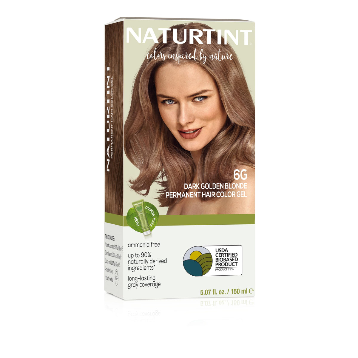 Naturtint 6G Dark Golden Blonde Hair Colour front view packaging