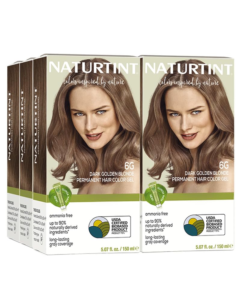 Naturtint 6G Dark Golden Blonde hair colour packaging front view