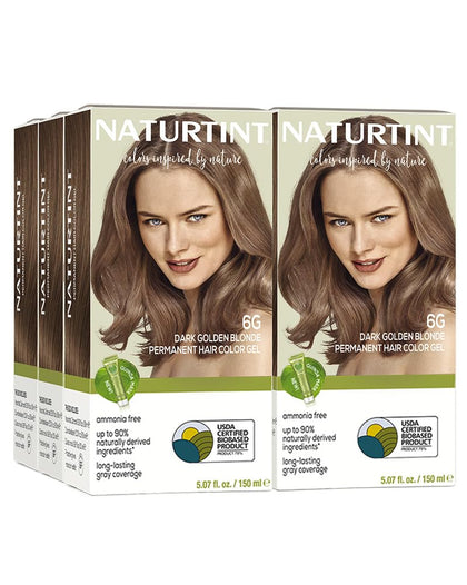 Naturtint 6G Dark Golden Blonde hair colour packaging front view