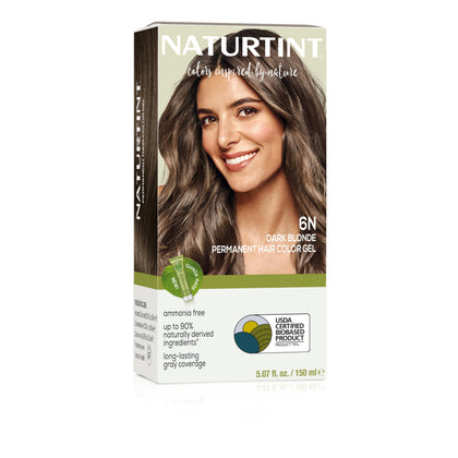 Naturtint 6N Dark Blonde Permanent Hair Colour front view
