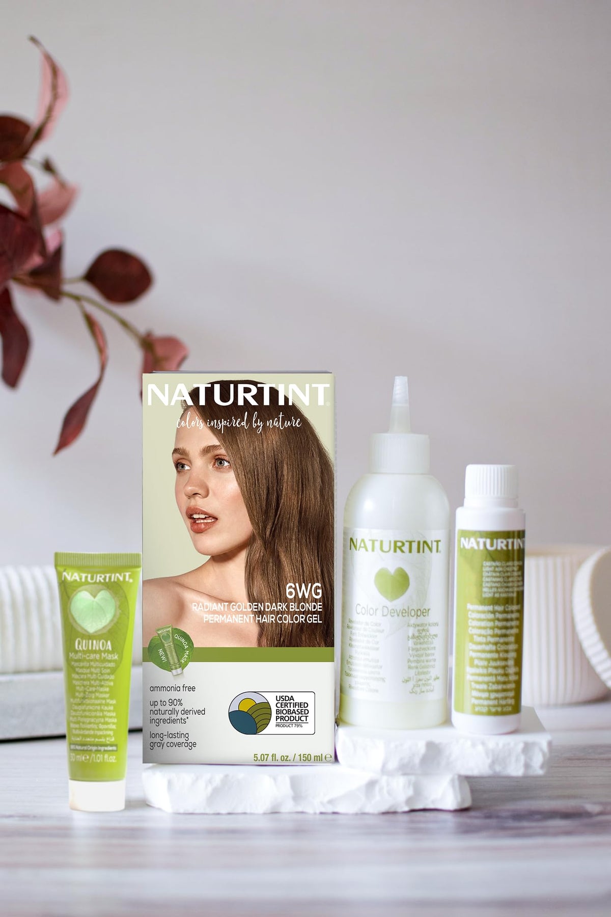 Naturtint 6WG hair colour tube with ingredients list