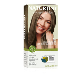 Naturtint 7A Medium Ash Blonde Permanent Hair Colour packaging front view