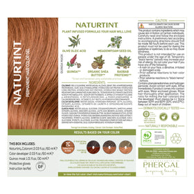 Naturtint 7C Terracotta Blonde colour swatch on hair
