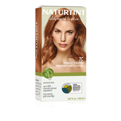 Naturtint 7C Terracotta Blonde Hair Colour front view