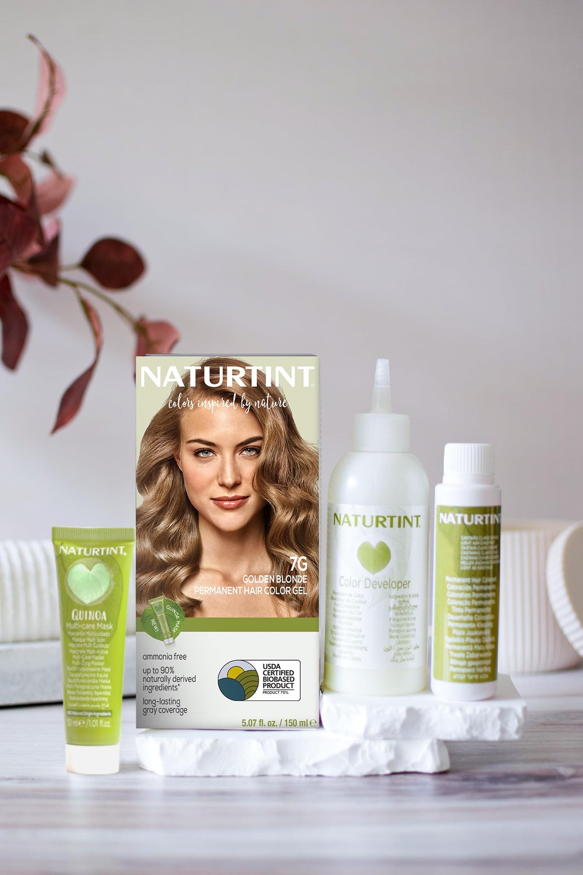 Naturtint 7G Golden Blonde packaging side view