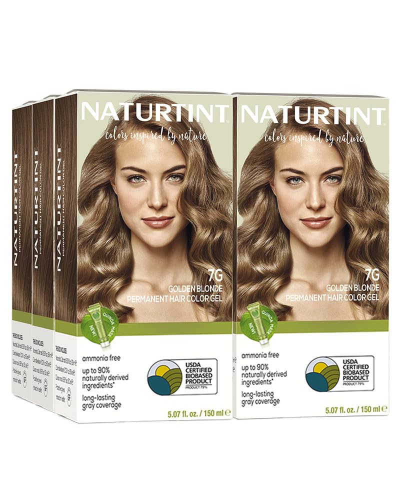 Naturtint 7G Golden Blonde Permanent Hair Colour front view