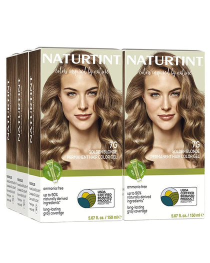 Naturtint 7G Golden Blonde Permanent Hair Colour front view