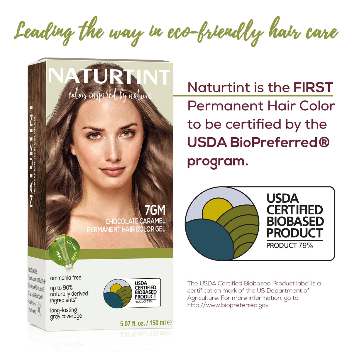 Naturtint 7GM Chocolate Caramel Hair Colour application process
