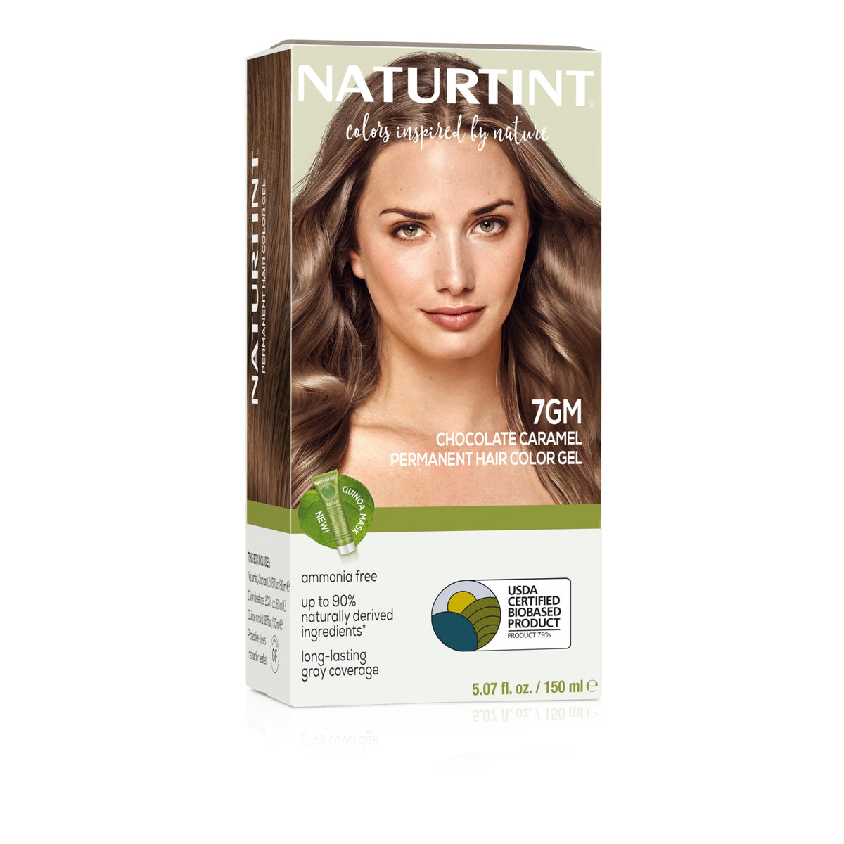 Naturtint 7GM Chocolate Caramel Hair Colour front view