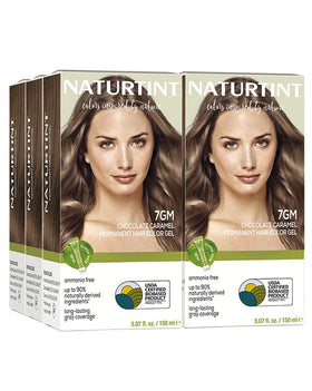 Naturtint 7GM Chocolate Caramel Permanent Hair Colour Pack of 6 front view