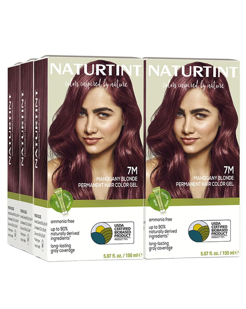 Naturtint 7M Mahogany Blonde Permanent Hair Colour packaging front view