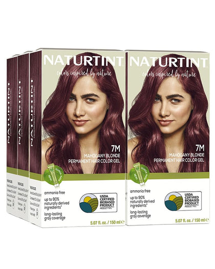 Naturtint 7M Mahogany Blonde Permanent Hair Colour packaging front view