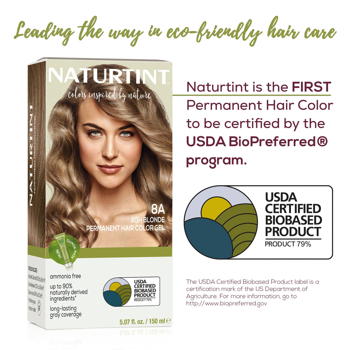 Naturtint 8A Ash Blonde Hair Colour application process