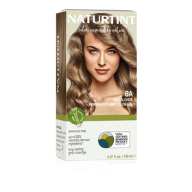 Naturtint 8A Ash Blonde Hair Colour front view packaging