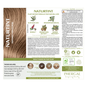 Naturtint 8G Sandy Golden Blonde hair colour results on hair