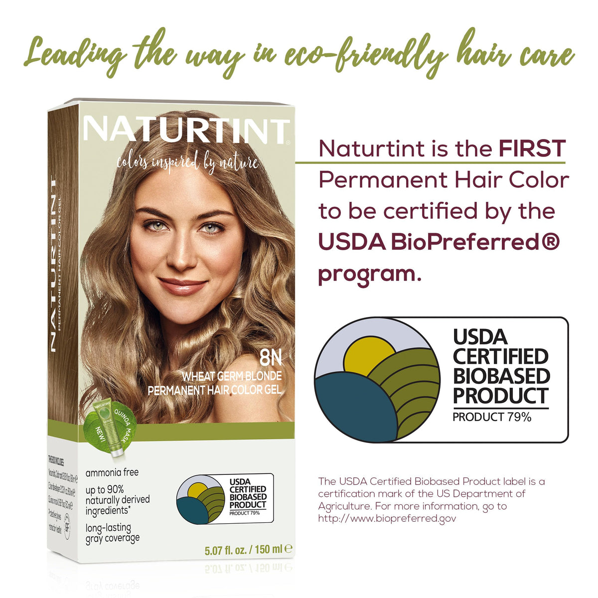 Naturtint 8N Wheat Germ Blonde application process
