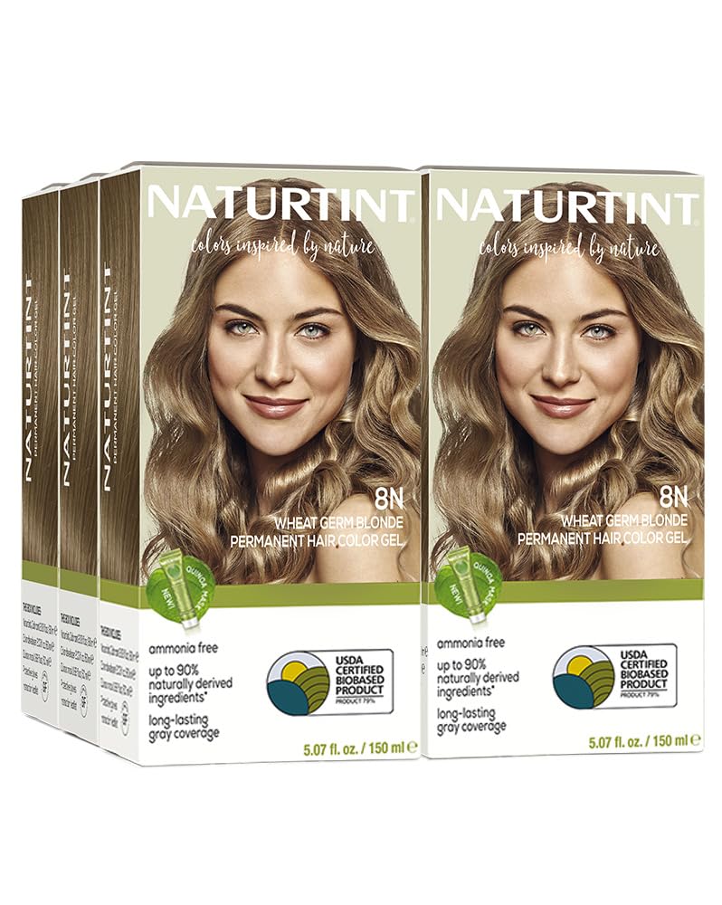 Naturtint 8N Wheat Germ Blonde Permanent Hair Colour front view