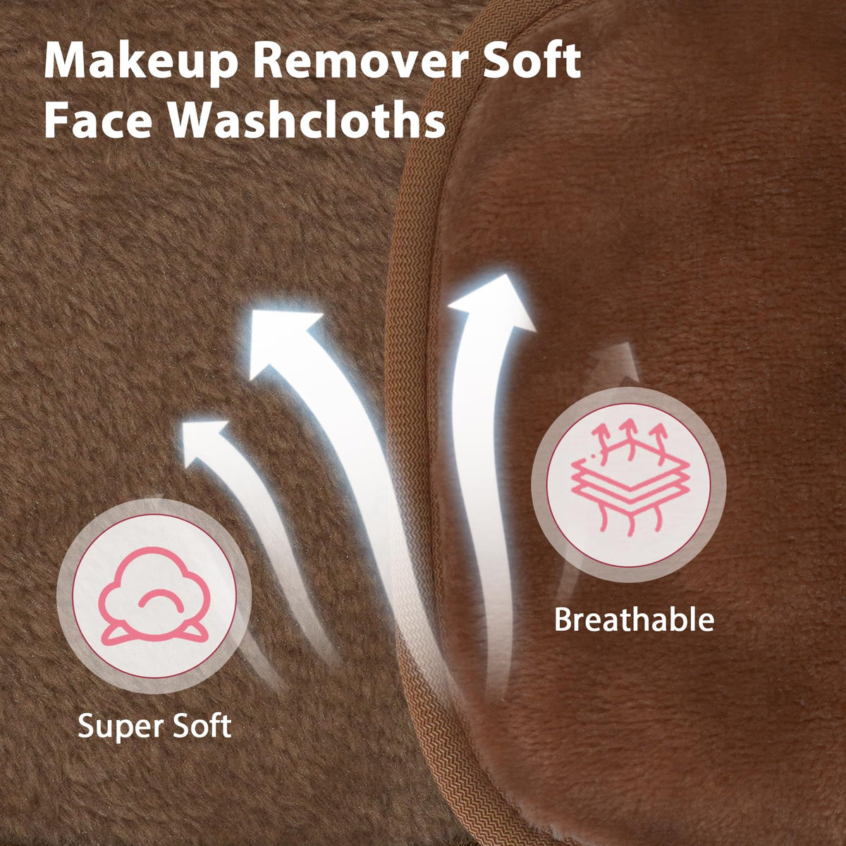 Natwag Makeup Remover Cloth being used on face