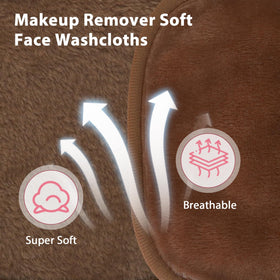 Natwag Makeup Remover Cloth being used on face